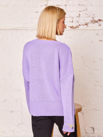 Свитер ISSA Plus модель WN20-181_lilac Фото