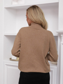 Водолазка ISSA Plus модель WN20-46_darkbeige Фото