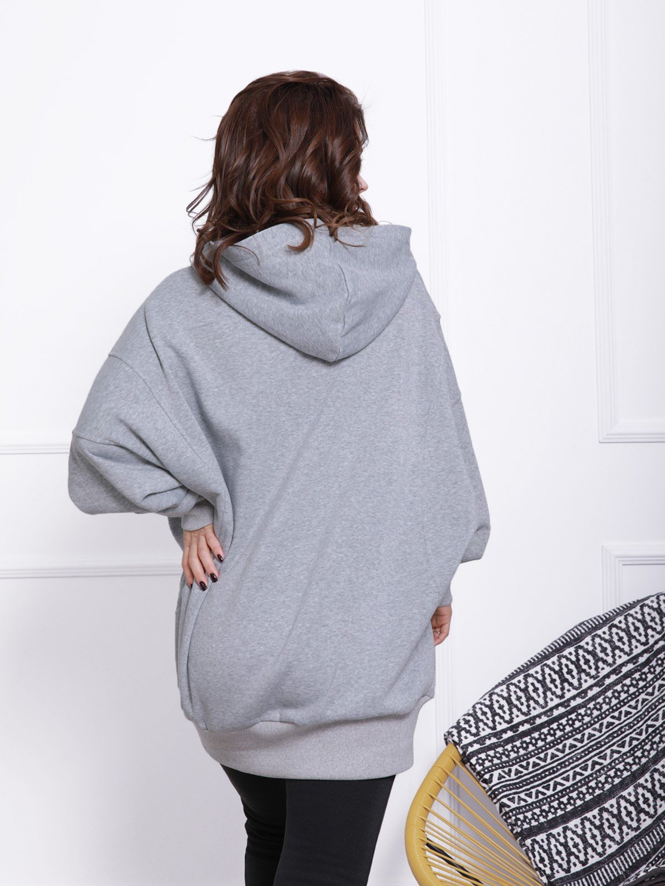 Худи ISSA Plus модель 12356_grey Худи ISSA Plus модель 12356_grey Фото