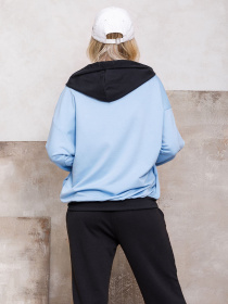 Худи ISSA Plus модель 12422_blue Худи ISSA Plus модель 12422_blue Фото