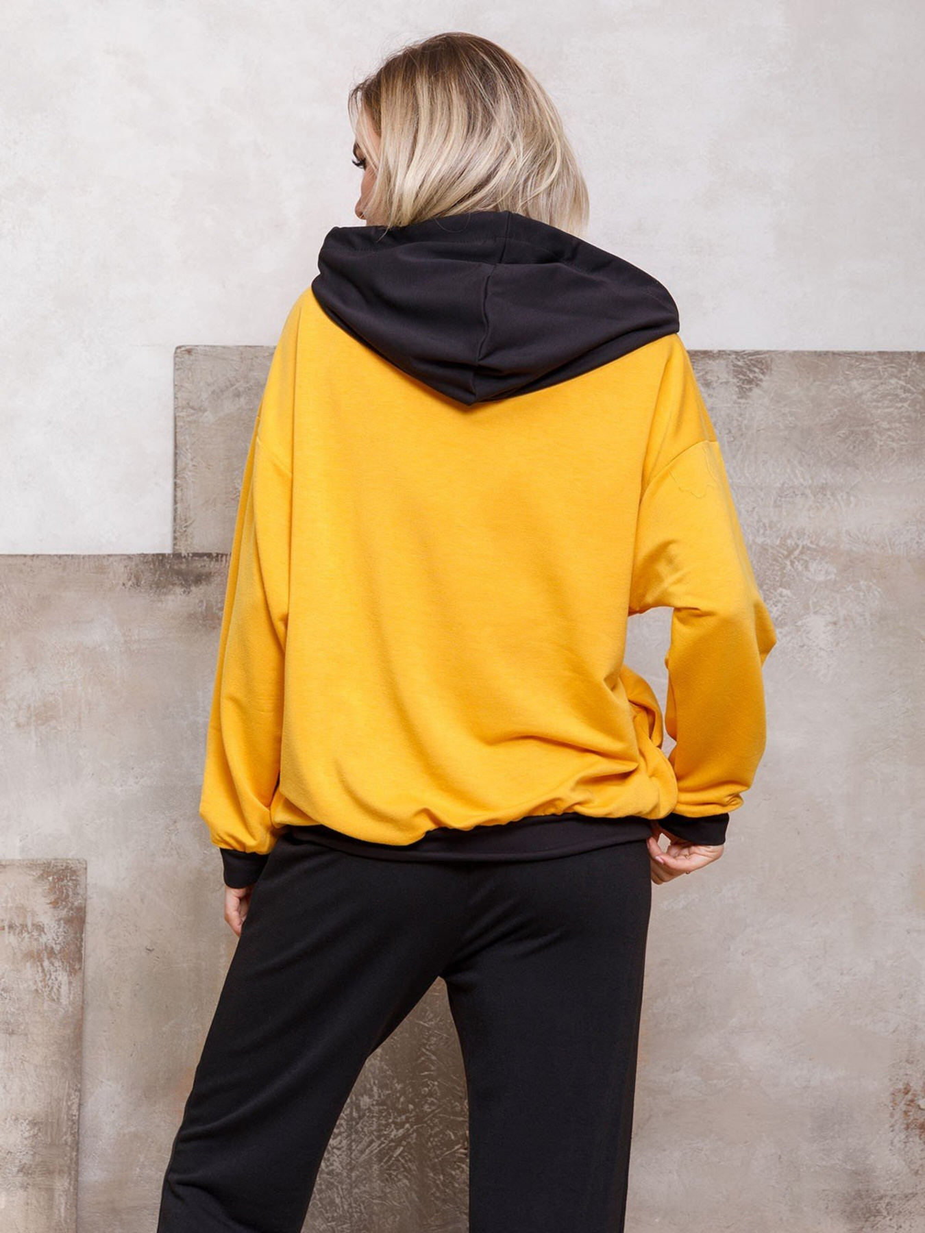 Худи ISSA Plus модель 12422_mustard Фото