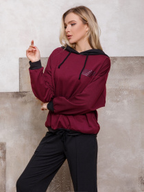 Худі ISSA Plus модель 12422_purple Худі ISSA Plus модель 12422_purple Фото