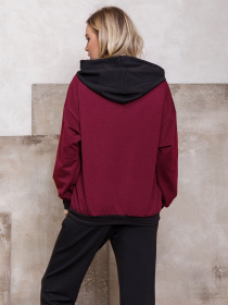 Худі ISSA Plus модель 12422_purple Худі ISSA Plus модель 12422_purple Фото