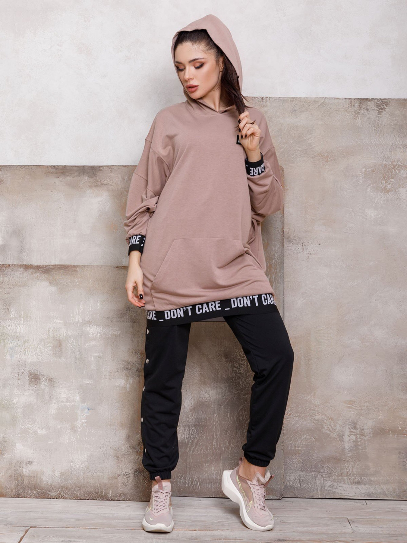 Худи ISSA Plus модель 12430_beige Фото