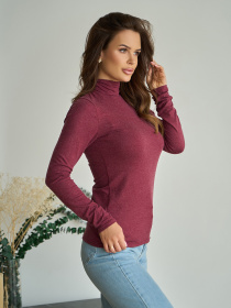 Водолазка ISSA Plus модель 2431_бордовый Фото