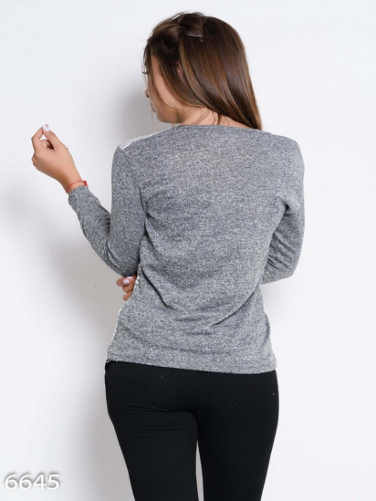 Лонгслів ISSA Plus модель 6645_darkgray — фото 4 - INTERTOP