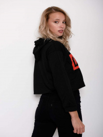 Худи ISSA Plus модель 7126_black Фото