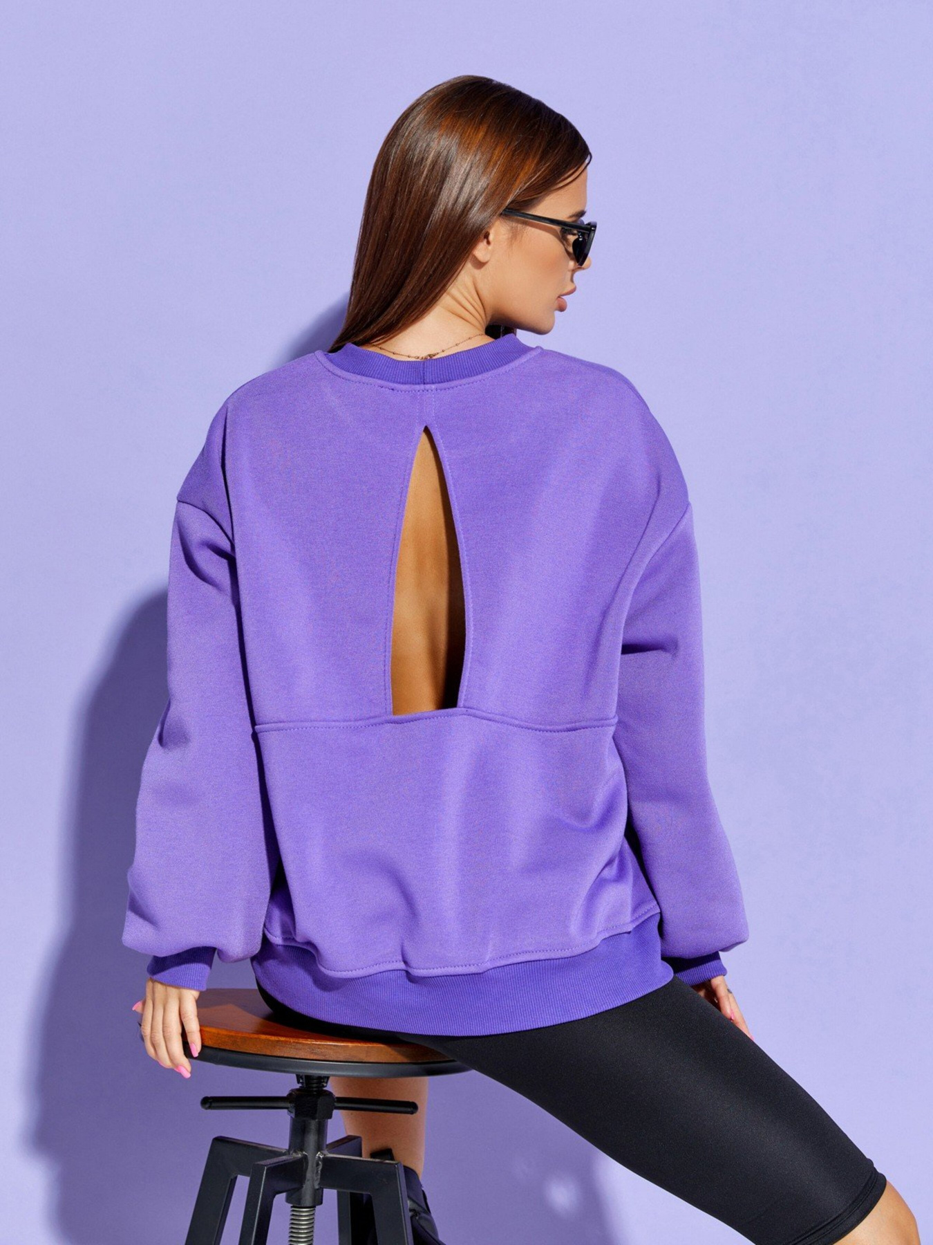 Свитшот ISSA Plus модель SA-331_purple Фото