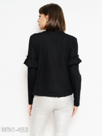 Свитер ISSA Plus модель WN1-453_black Фото