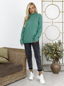 Свитер ISSA Plus модель WN19-99_green Фото