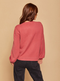 Джемпер ISSA Plus модель WN20-170_pink Фото