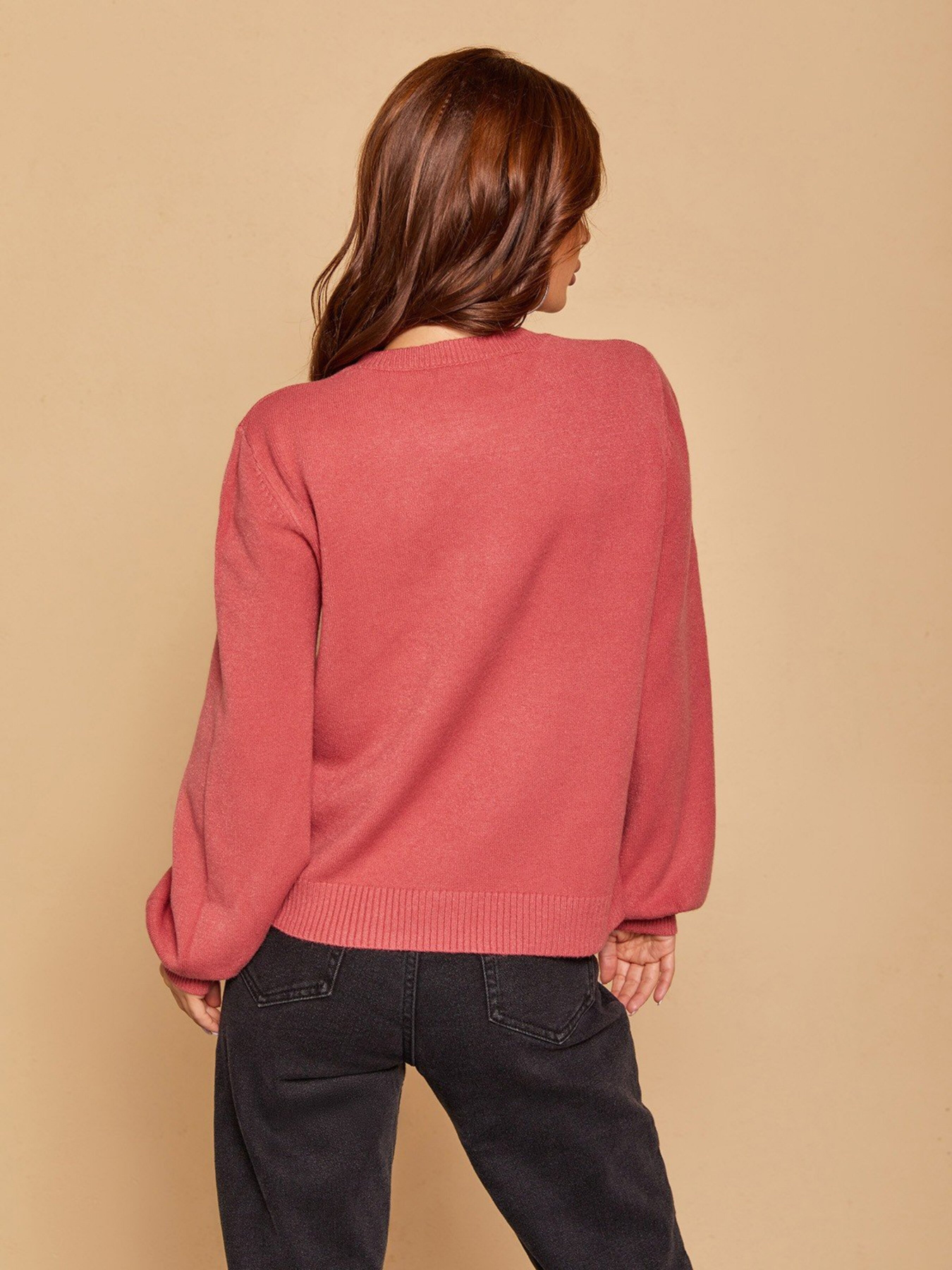 Джемпер ISSA Plus модель WN20-170_pink Фото