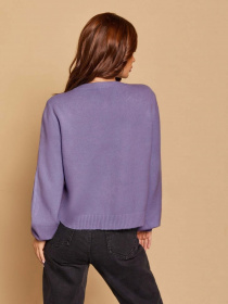 Джемпер ISSA Plus модель WN20-170_lilac Фото