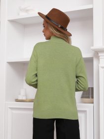 Водолазка ISSA Plus модель WN20-46_lightgreen Фото