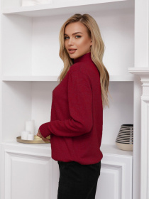 Водолазка ISSA Plus модель WN20-46_purple Водолазка ISSA Plus модель WN20-46_purple Фото