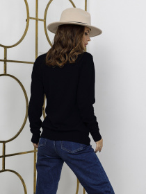 Водолазка ISSA Plus модель WN20-46_black Водолазка ISSA Plus модель WN20-46_black Фото