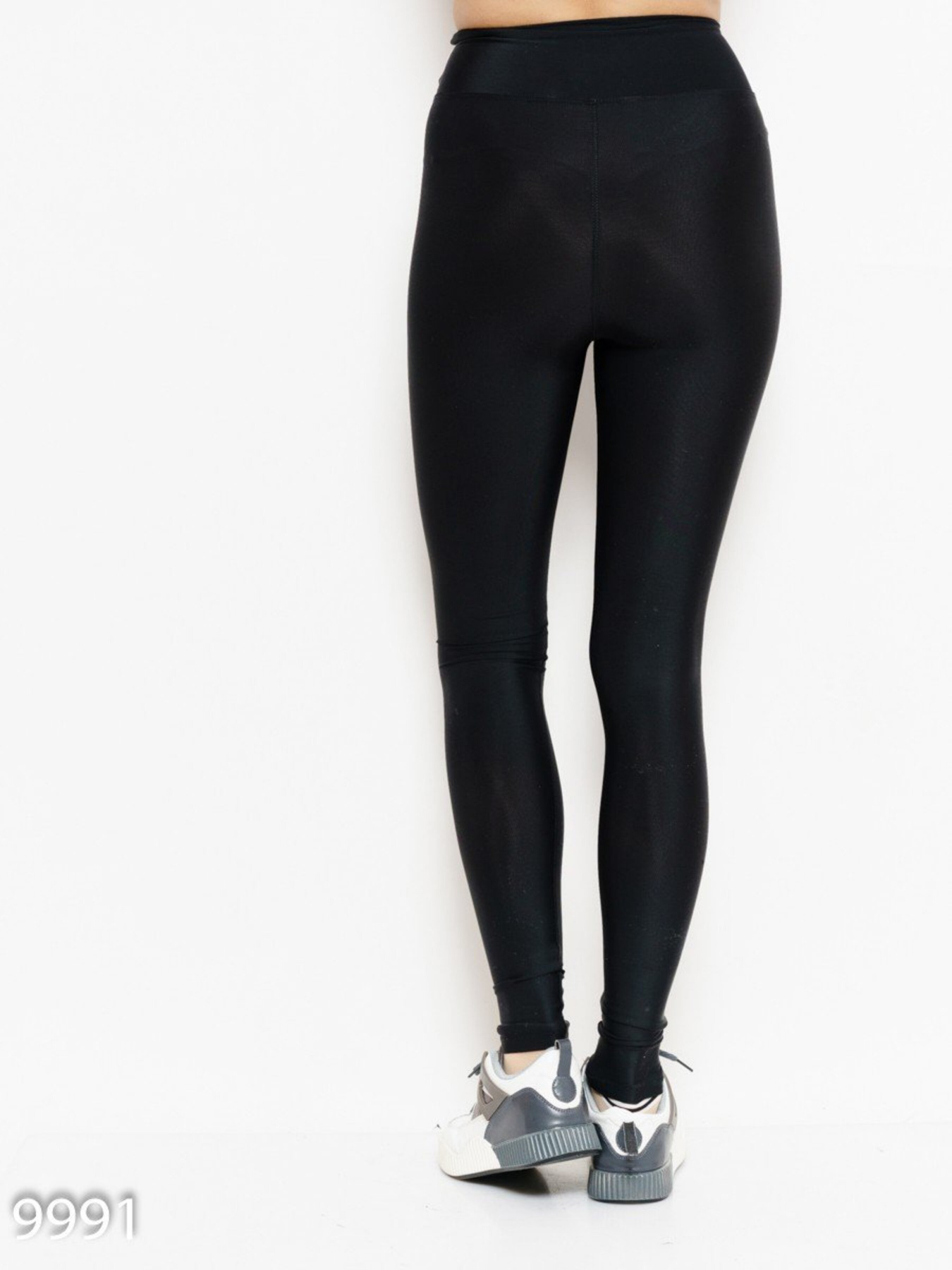 Спортивні леггінси ISSA Plus модель 9991_blackred Фото