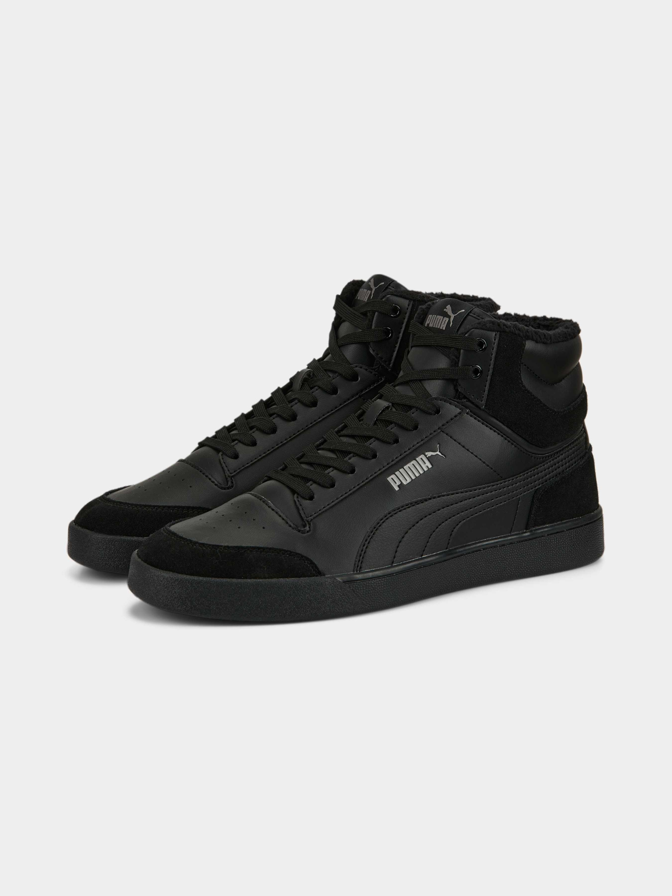 Кеды высокие PUMA Shuffle Mid Fur модель 387609 Фото