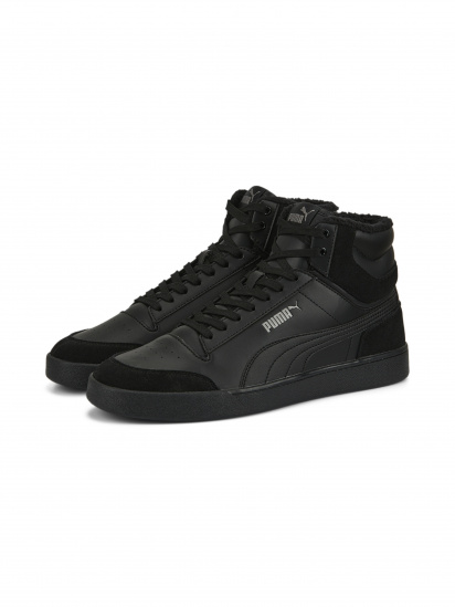 Кеди високі PUMA Shuffle Mid Fur модель 387609 — фото 3 - INTERTOP