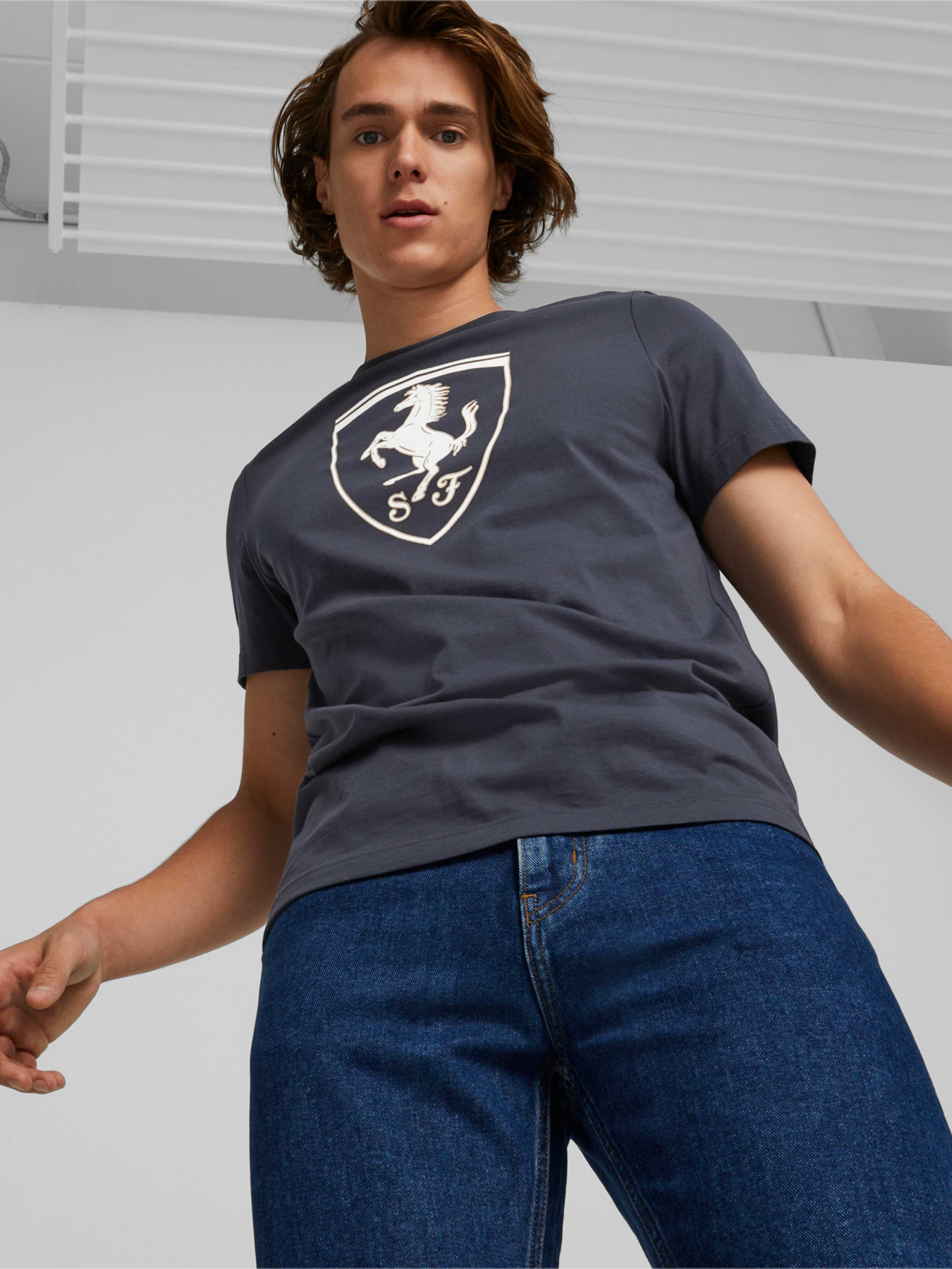 Футболка PUMA Ferrari Race Big Shield Tee модель 537230 Фото