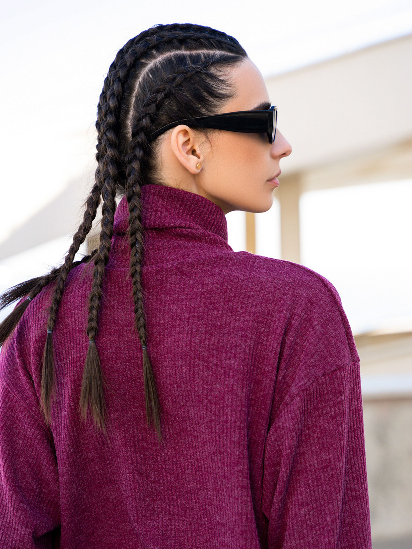 Повседневный костюм ISSA Plus модель 13557_burgundy Повседневный костюм ISSA Plus модель 13557_burgundy Фото