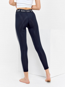 Леггинсы спортивные ISSA Plus модель 12520_black Фото