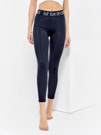 Спортивні леггінси ISSA Plus модель 12520_black Спортивні леггінси ISSA Plus модель 12520_black Фото