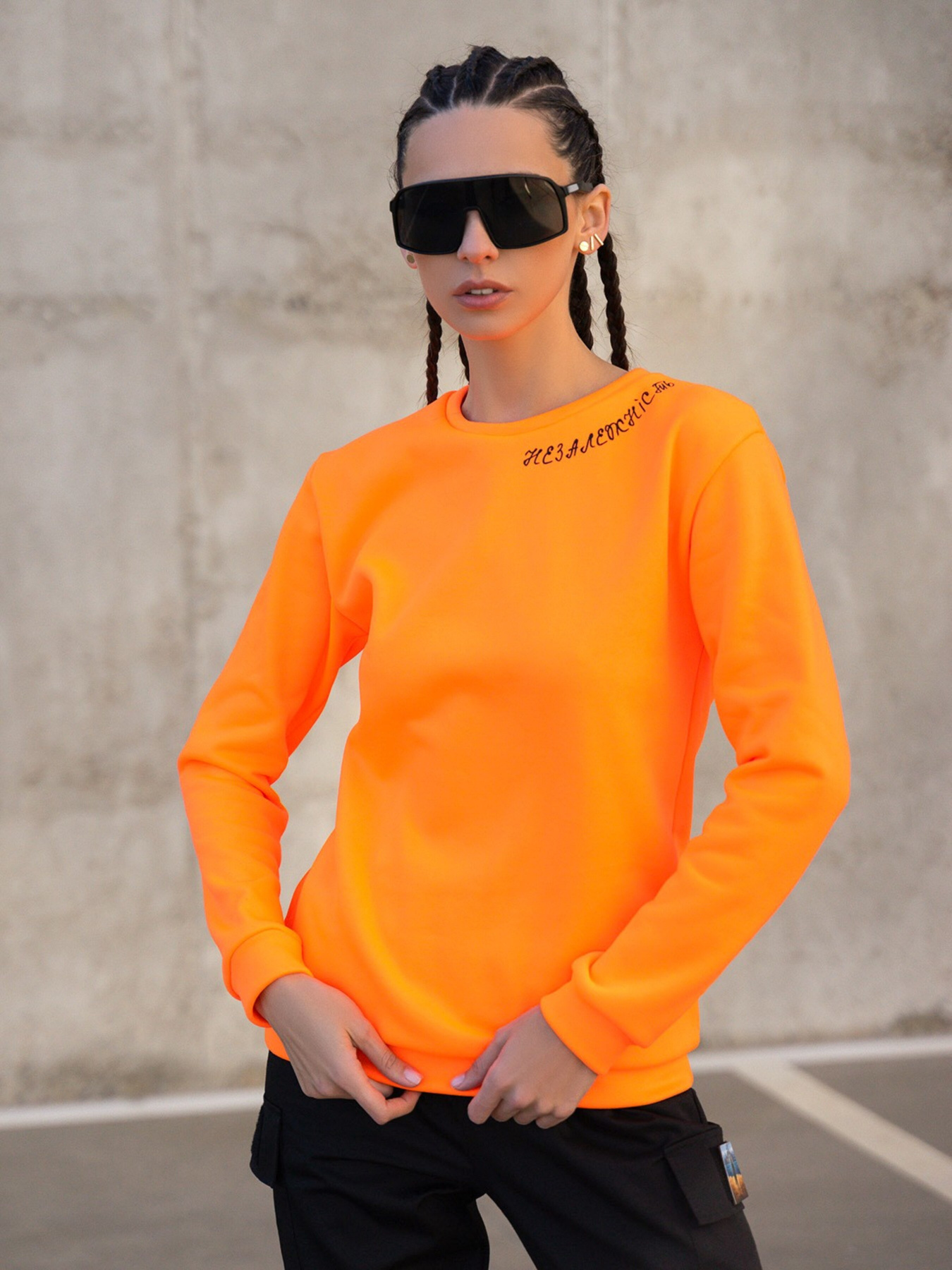 Свитшот ISSA Plus модель 13599_orange Фото