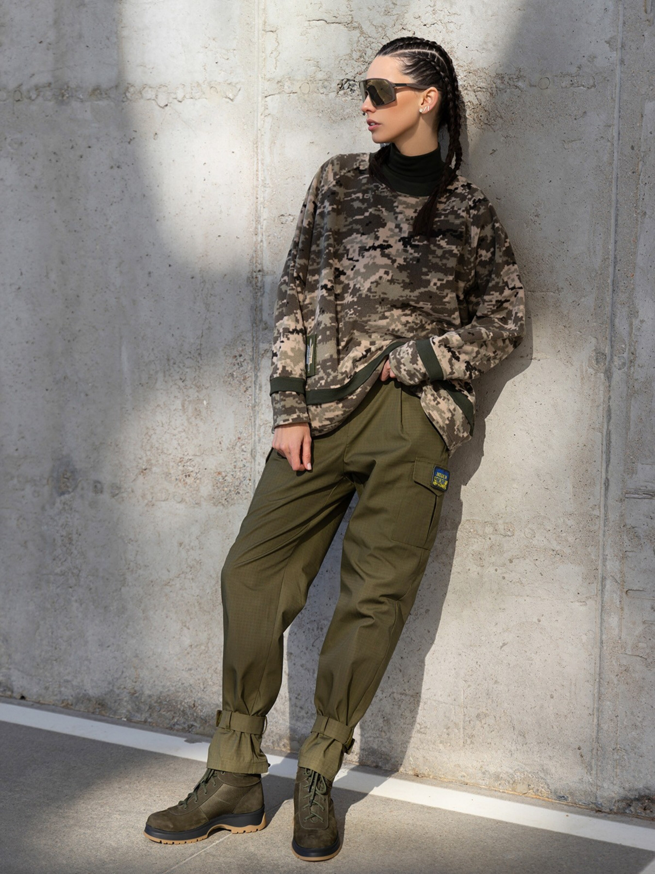 Карго ISSA Plus модель 13598_khaki Фото