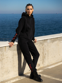 Спортивный костюм ISSA Plus модель 13601_black Фото