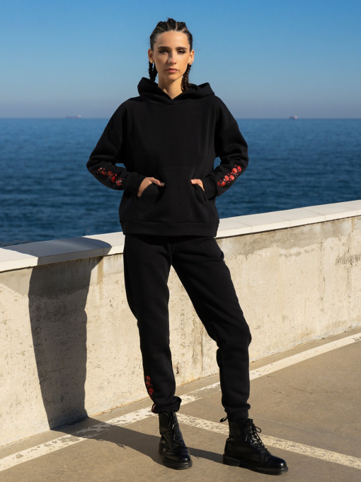 Спортивный костюм ISSA Plus модель 13601_black Фото