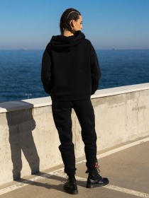 Спортивний костюм ISSA Plus модель 13601_black Спортивний костюм ISSA Plus модель 13601_black Фото