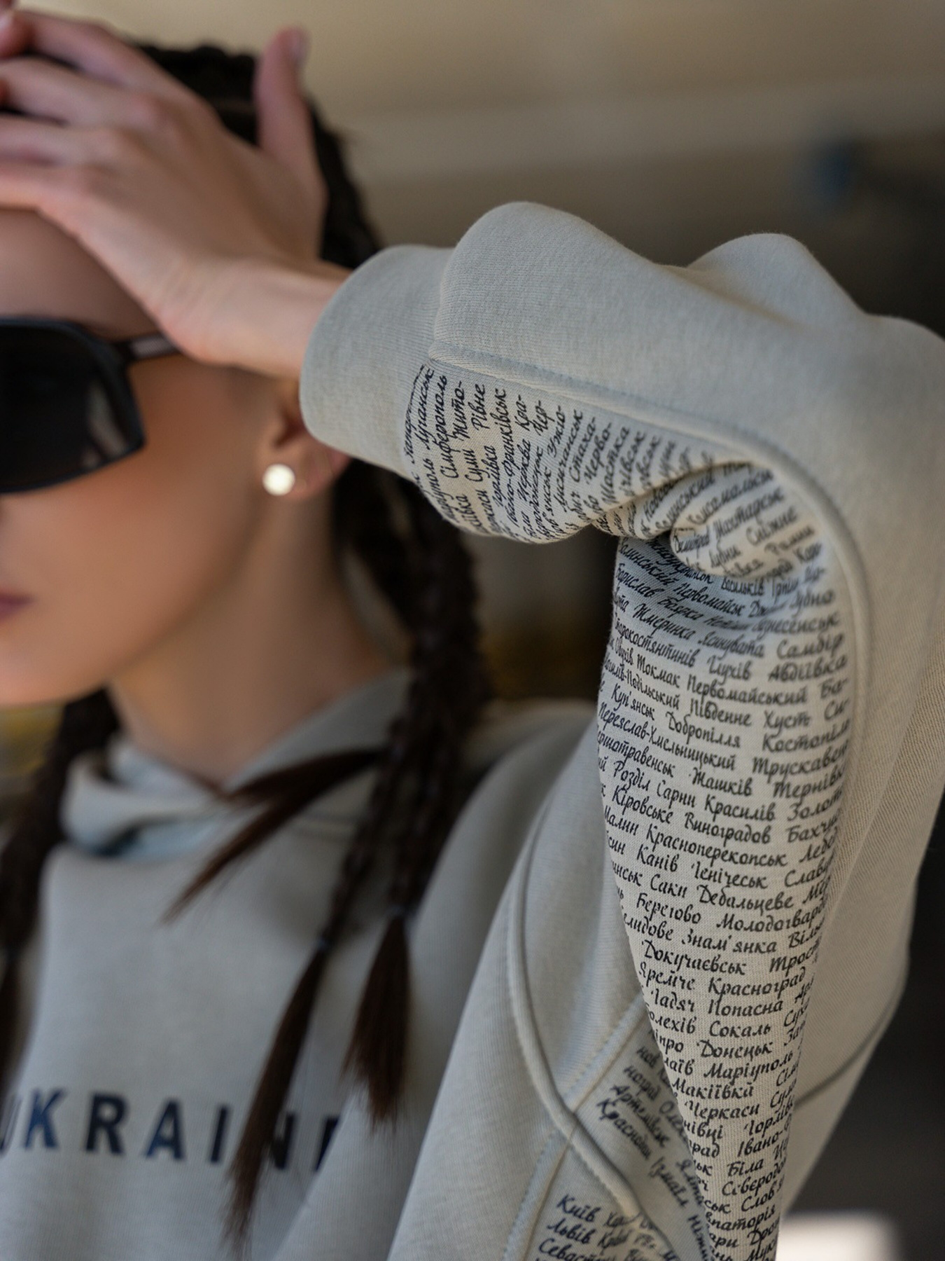 Худи ISSA Plus модель 13605_olive Фото