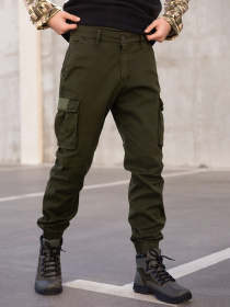 Карго ISSA Plus модель GN-474_khaki Карго ISSA Plus модель GN-474_khaki Фото