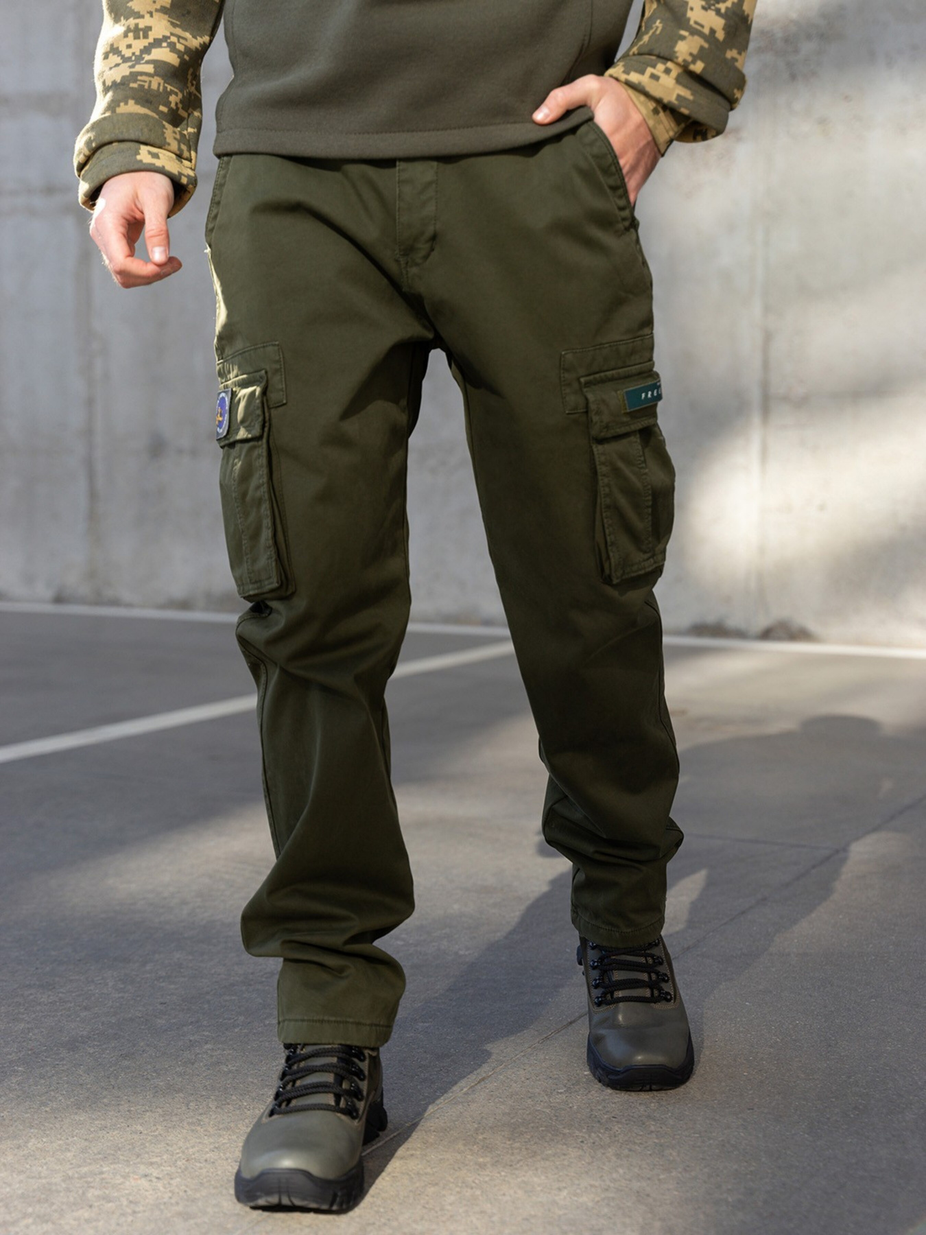 Карго ISSA Plus модель GN-475_khaki Фото