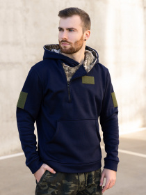 Худи ISSA Plus модель GN-487_darkblue Фото