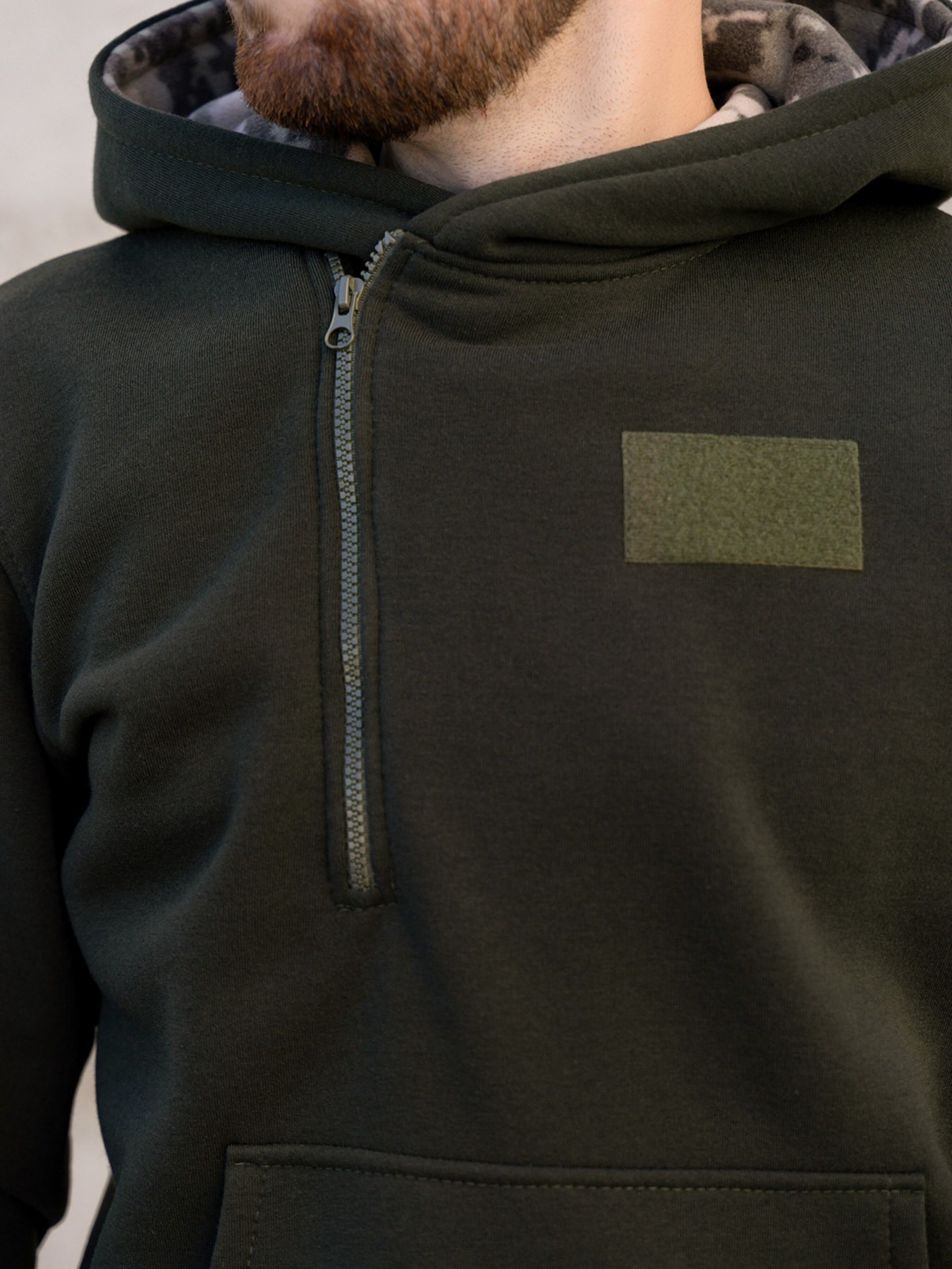 Худи ISSA Plus модель GN-487_khaki Худи ISSA Plus модель GN-487_khaki Фото