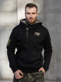 Худи ISSA Plus модель GN-487_black Худи ISSA Plus модель GN-487_black Фото