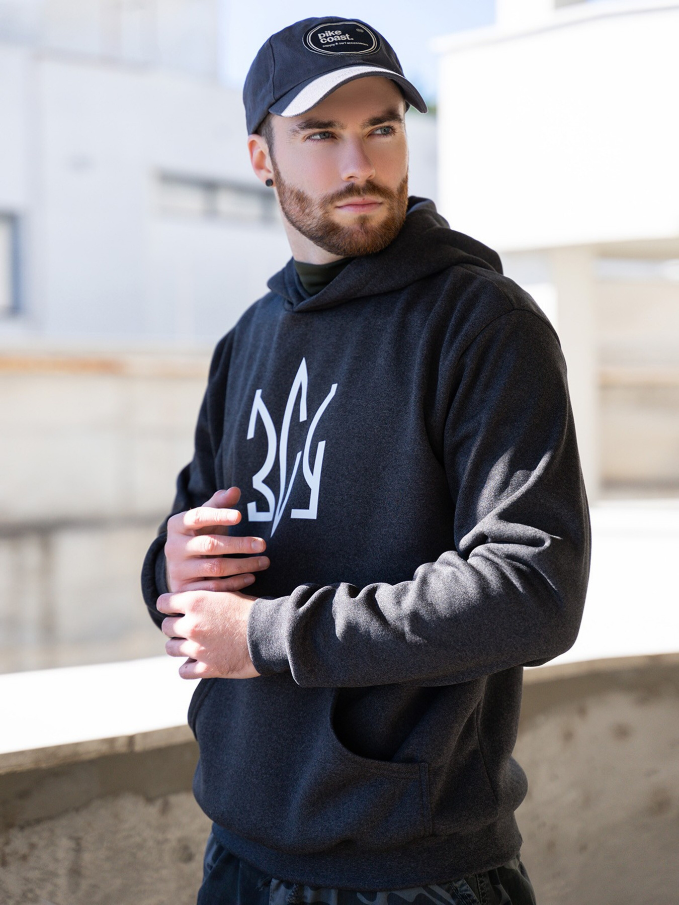 Худи ISSA Plus модель GN-495_darkgray Фото