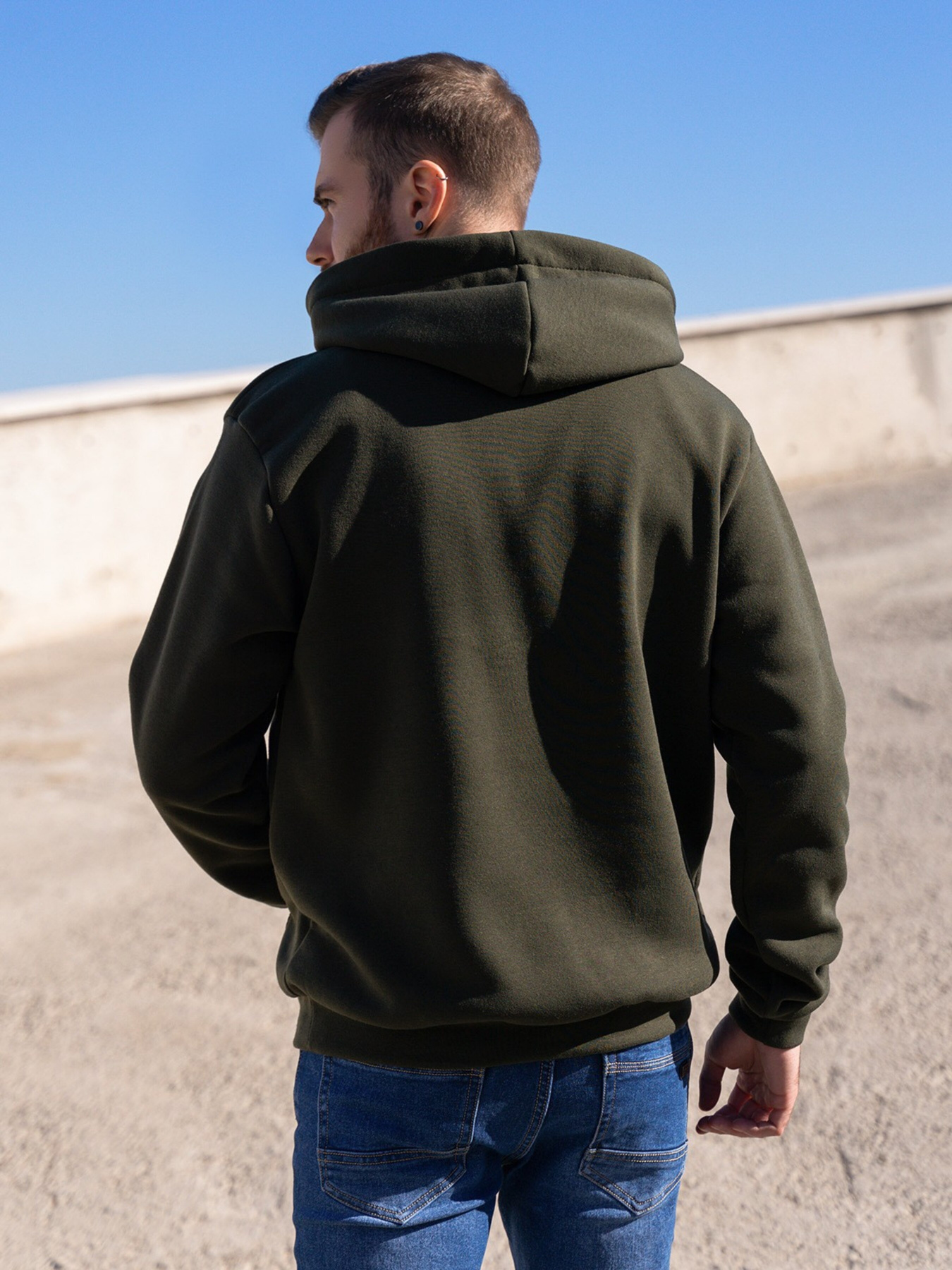 Худи ISSA Plus модель GN-495_khaki Фото