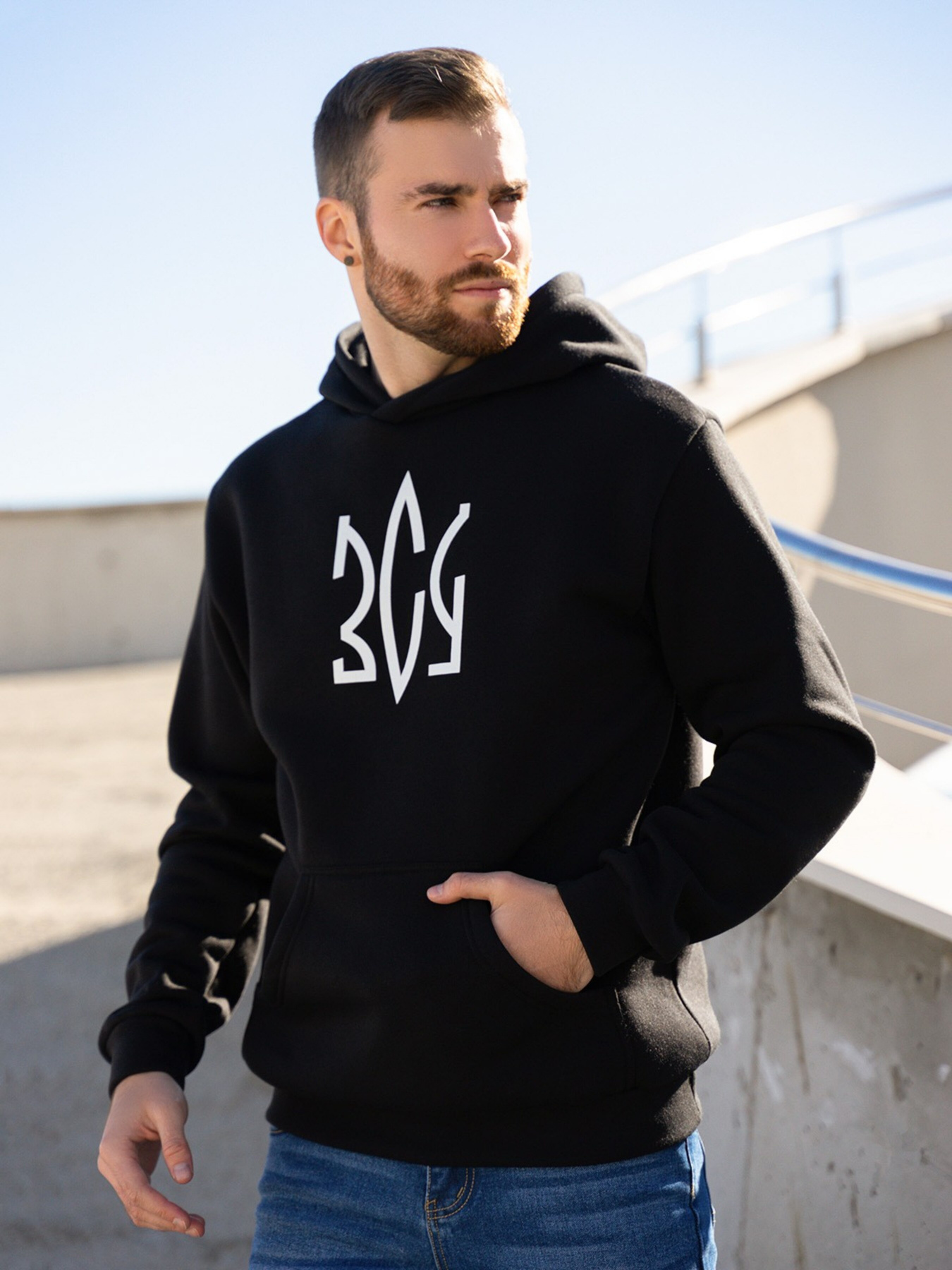 Худи ISSA Plus модель GN-495_black Фото