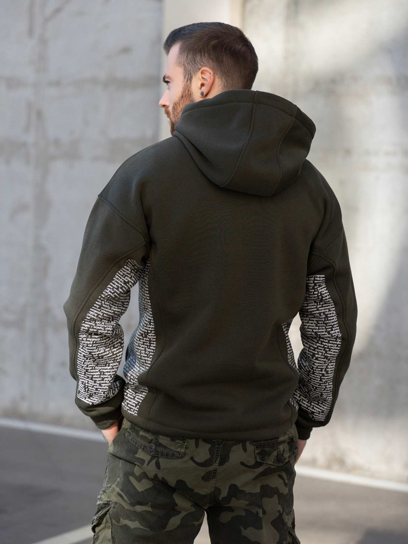 Худи ISSA Plus модель GN-499_khaki Фото