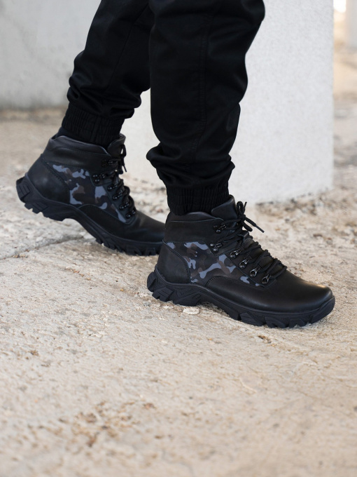 Ботинки ISSA Plus модель GOB2-145_black Фото