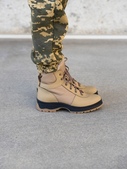 Ботинки ISSA Plus модель OB2-144_beige — фото - INTERTOP