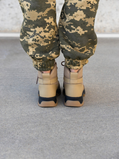 Ботинки ISSA Plus модель OB2-144_beige — фото 3 - INTERTOP