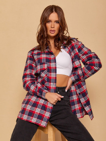 Сорочка повсякденна ISSA Plus модель 13062_red Фото