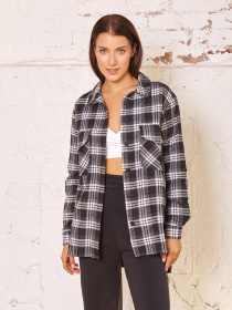 Сорочка ISSA Plus модель 13062_black Фото