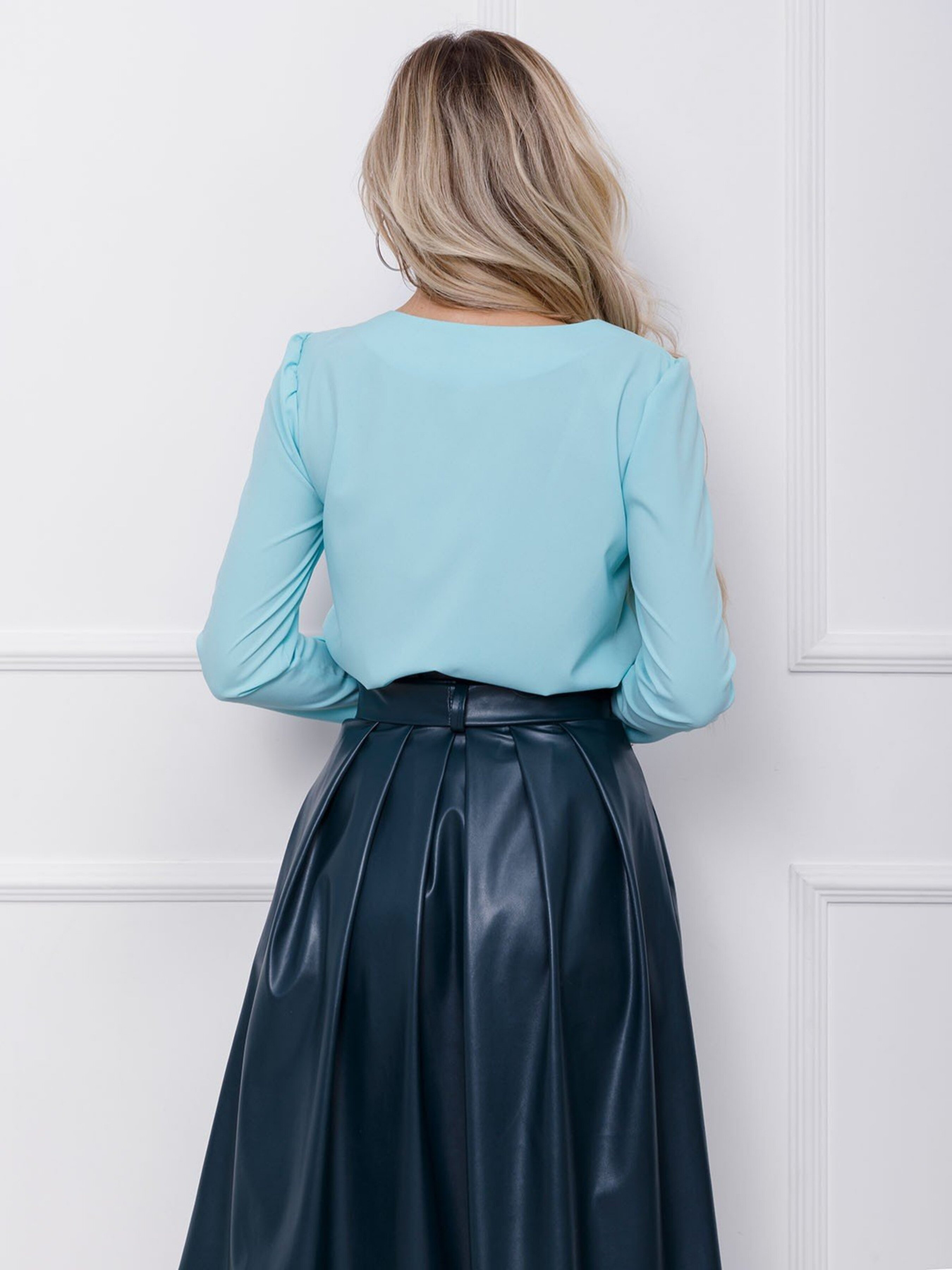 Блуза ISSA Plus модель SA-136_blue Фото