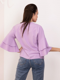 Блуза ISSA Plus модель SA-153_lilac Фото