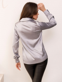 Сорочка ISSA Plus модель SA-154_grey Фото